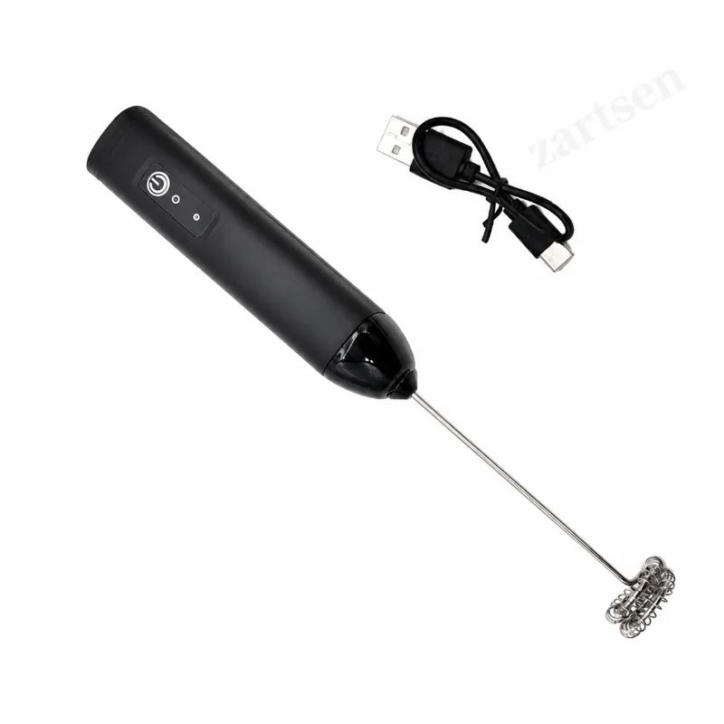 Handheld Electric Milk Frother Mini Coffee Foam Maker Portable Milk Whisk Mixer for Home Latte Cappuccino