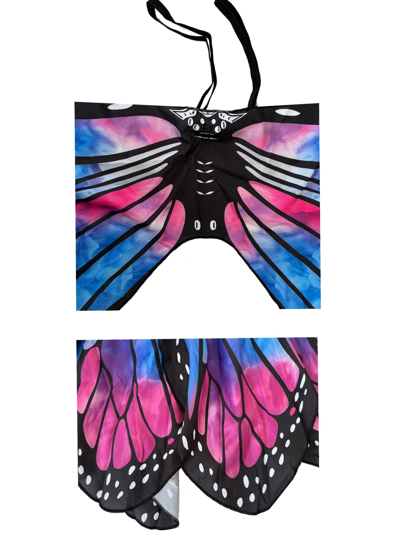 Halloween Kids Butterfly Costume Girl Fairy Butterfly Wings Blue Pink Purple Costume