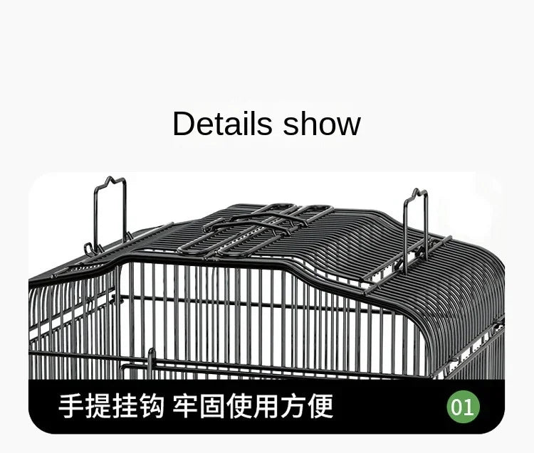 Hut Feeder Nest Bird Cage Parrot Carrier Breeding Villa Home Bird Cage Pigeon Luxury Oiseaux Accessoires Products Pet
