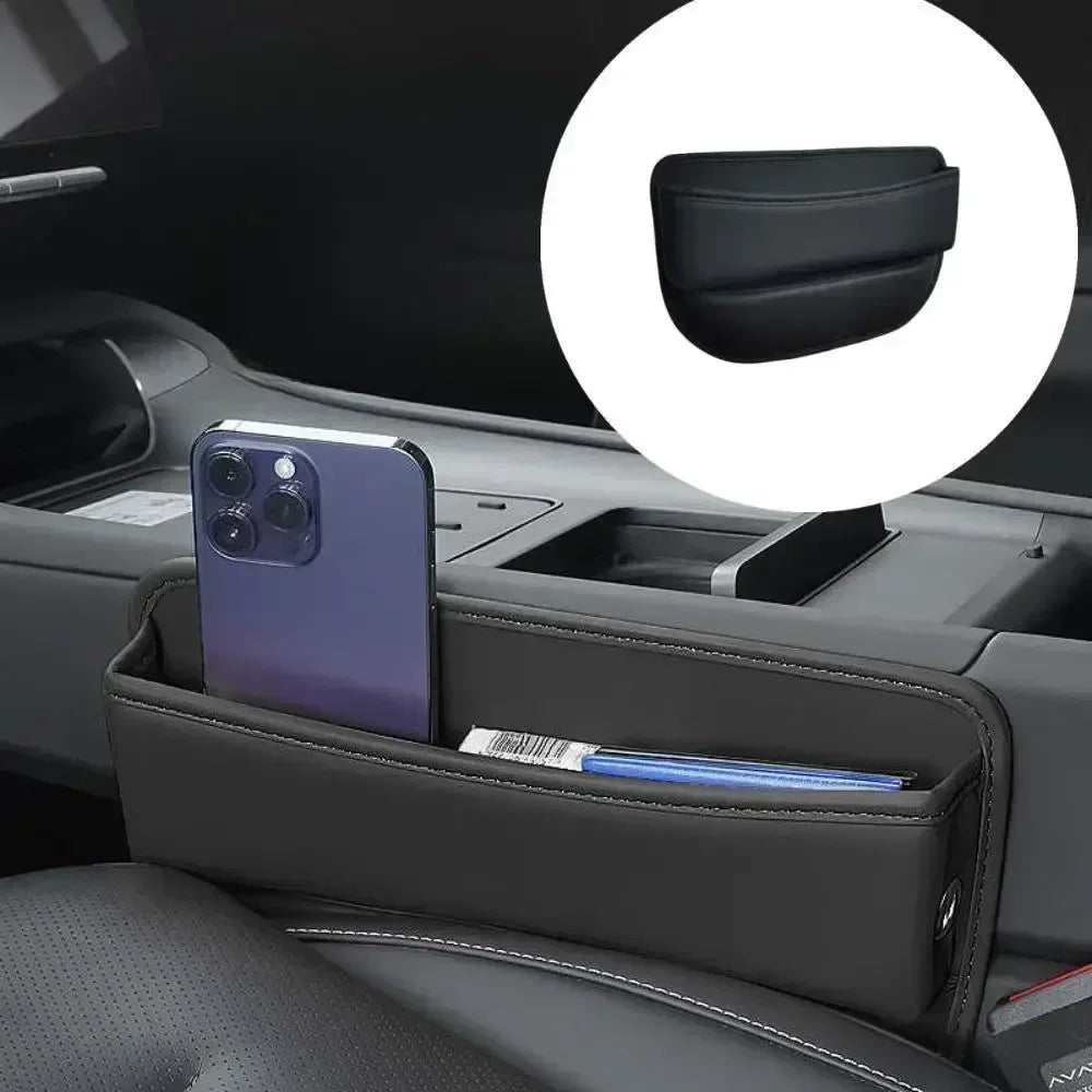 Leather Car Seat Gap Filler Organizer and Storages Automotive Accessories Universal for Car SUV Truck Fill The Gap Amagi