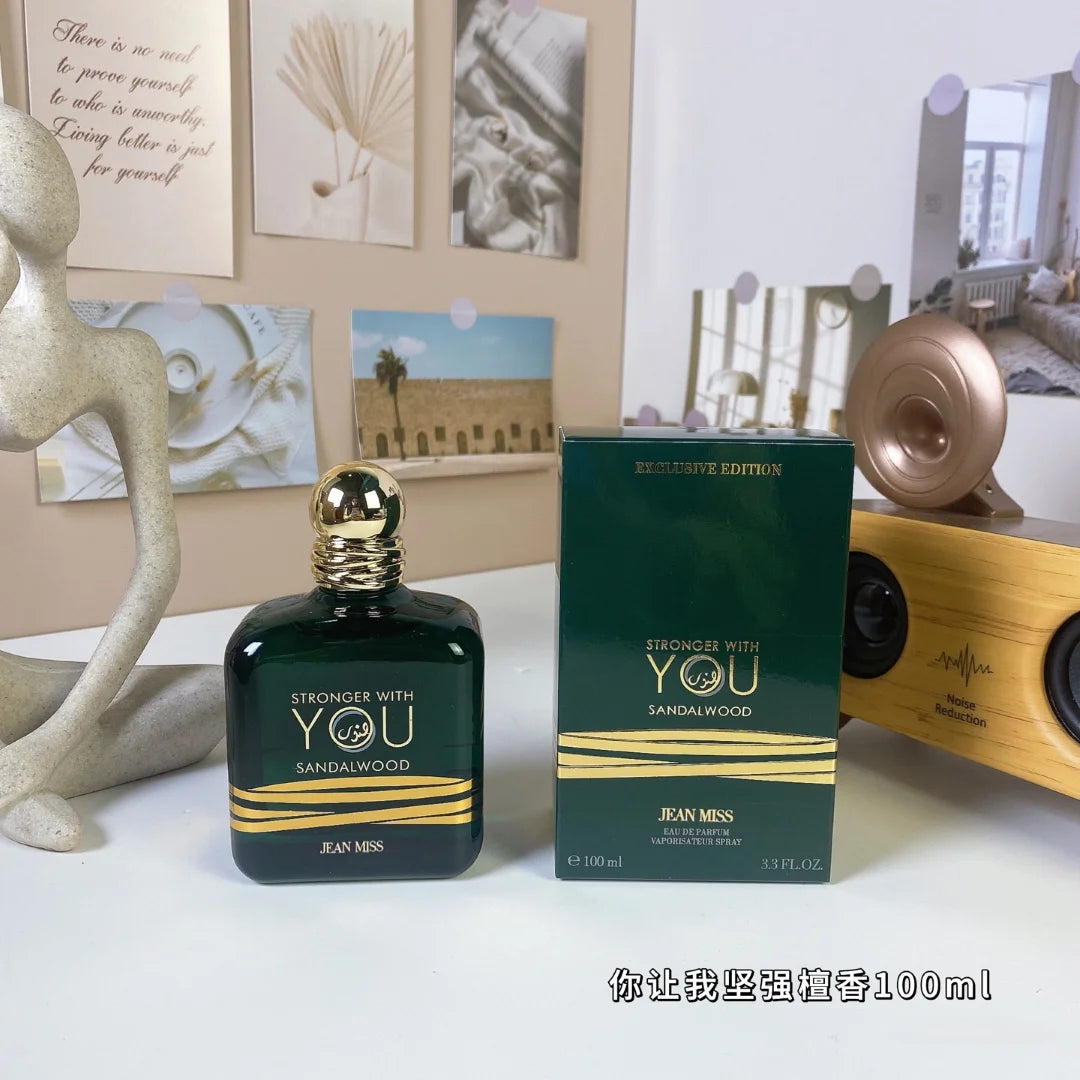 100ml Stronger With You Men's Perfume, Chypre Oriental Fragrance, Long Lasting Woody Scent for Him