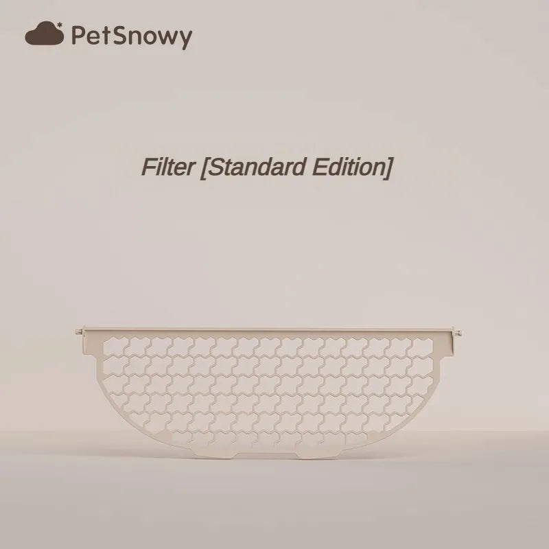 PetSnowy Cat Toilet Complete Set of Accessories Toilet Box/mat/Filter Mesh/Rubber Strip/Charger/Cat Litter Ball Compartment