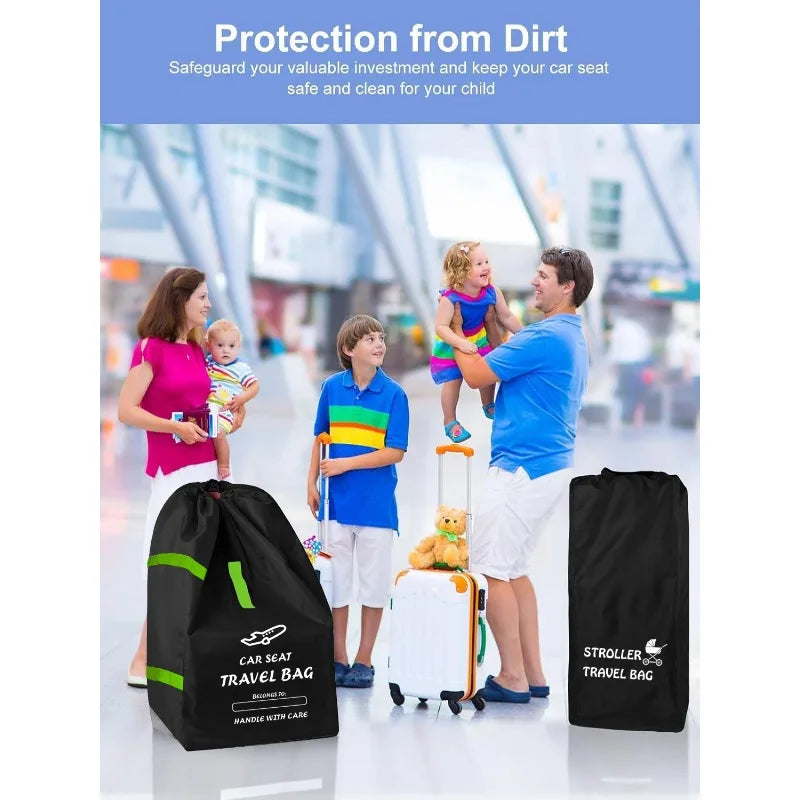 Baby Stroller Universal Dust Bag Pram Travel Bag with Shoulder Belt  Kindergarten Carts Accessories Walker Cribs Bags