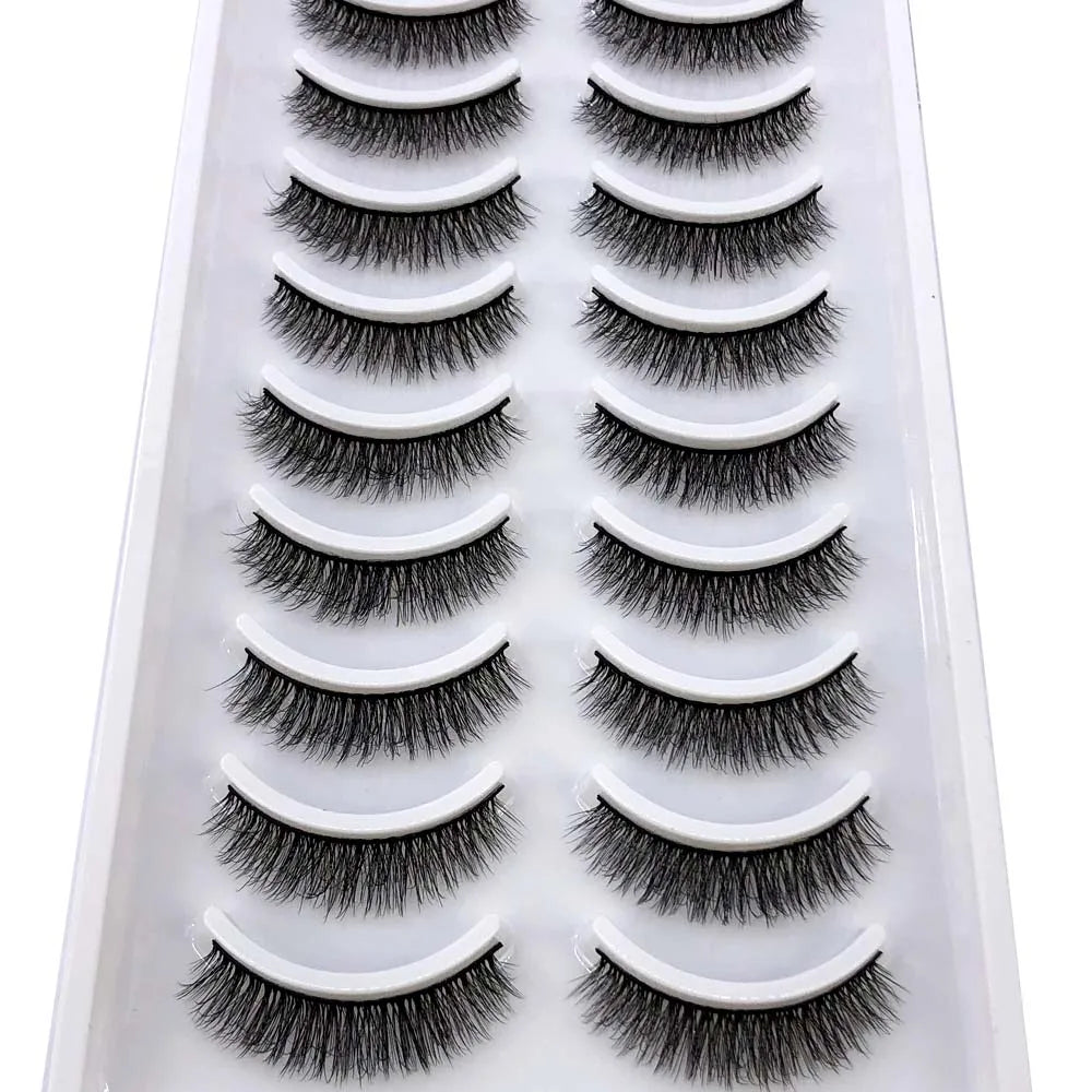 33 Style 10/50/100 Boxes 10Pairs Natural 3D Mink False Eyelashes Makeup Fake Eye Lashes Faux Cils Make Up Beauty Tools Wholesale