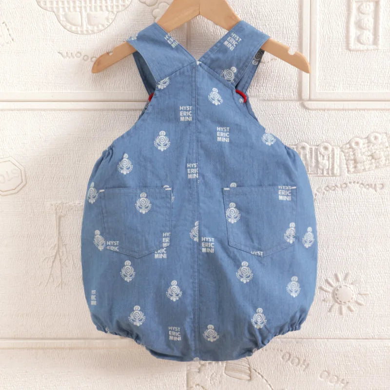 Baby Boy Clothes Summer New Girls Cute Black Super Bib Pants