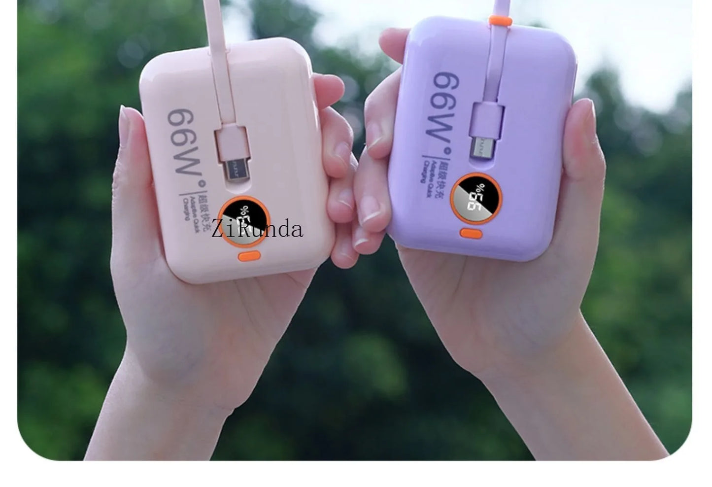 50000mAh Power Bank 120W Super Fast Charging 100% Sufficient Capacity Portable Battery Charger Digital Display For iPhone Xiaomi