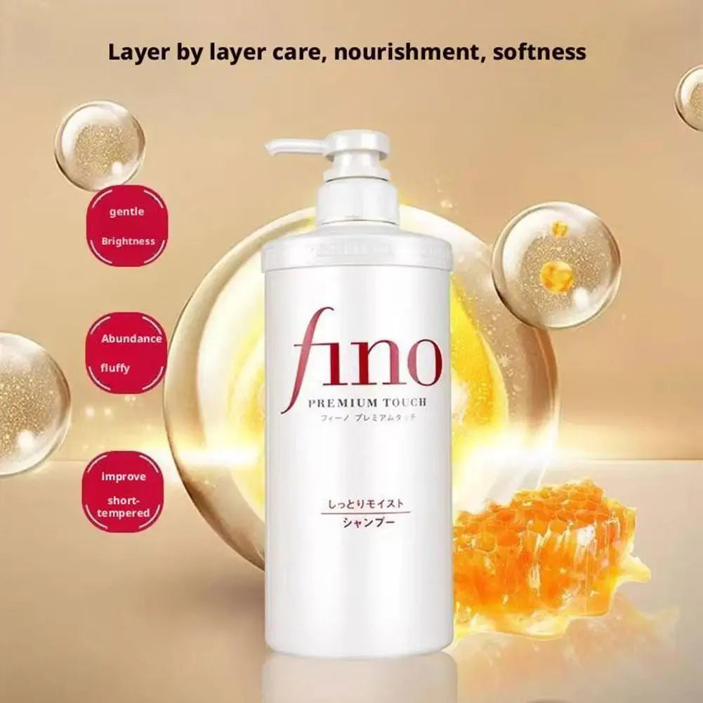 Fino Hair Conditioner Shampoo Hair Mask For Oil Control Volumizing Smoothing Repairing Damaged Frizzy Hair Soften Hair Care Tool