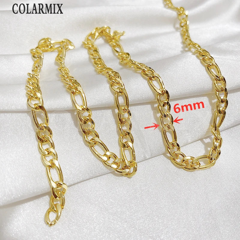5Meters Hotsell Chunky Chains gold Metallic Fashion Jewelry gift Hip pop Necklace Fashion Jewelry