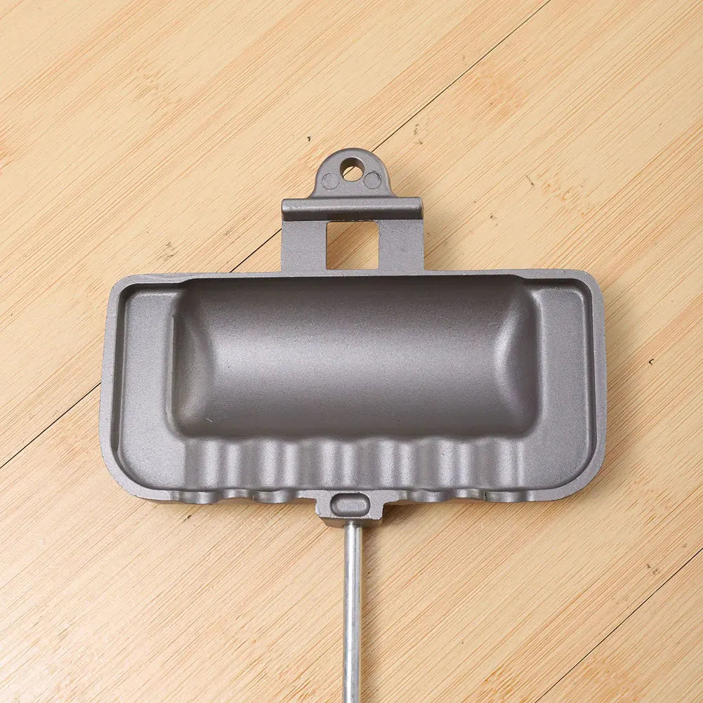 Waffle Pancake Baking Barbecue Oven Mold Hot Dog Toaster Non Stick Aluminum Alloy Grill Frying Pan Double-Sided Sandwich Fry Pan