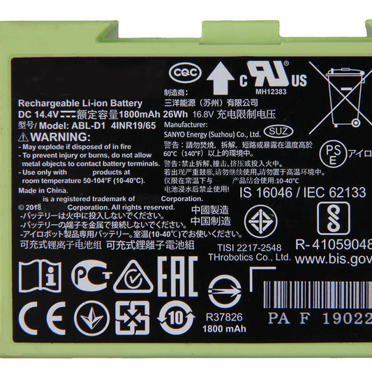 Battery ABL-D1 ABL-D2 For iRobot Roomba i7 i7+ i8 e5 e6 i7550 5150 e6198 i755020 i7158