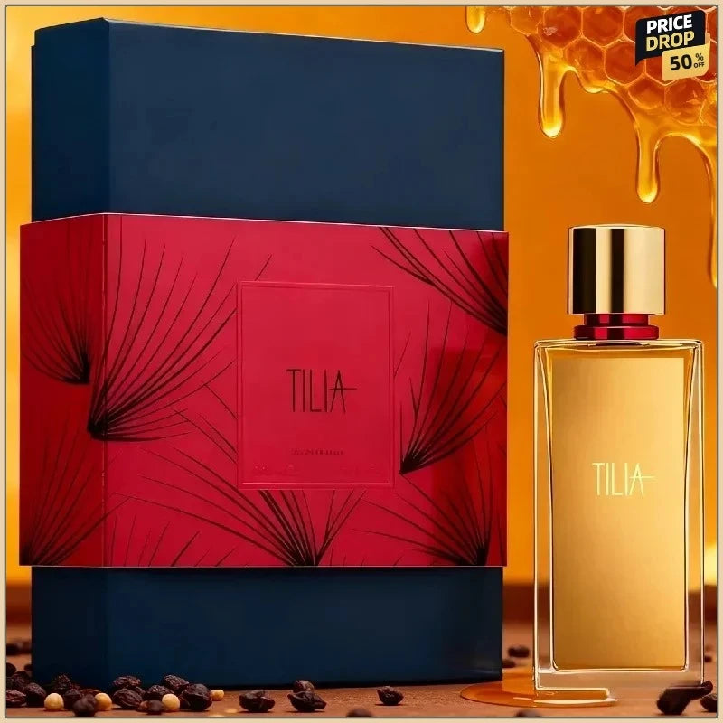 TILIA Perfume 100ml Fresh Green Woody Fragrance Soothing Calming Scent Long Lasting Unisex Cologne for Eau de Toilette Gift Set