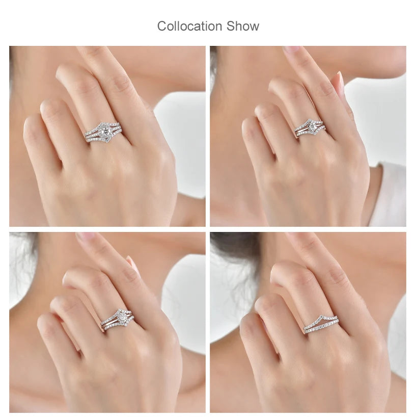 Ring For Women & Men Classic Engagement Wedding Lover Rings AAA+ Cubic Zirconia Fashion Jewelry R011 R062