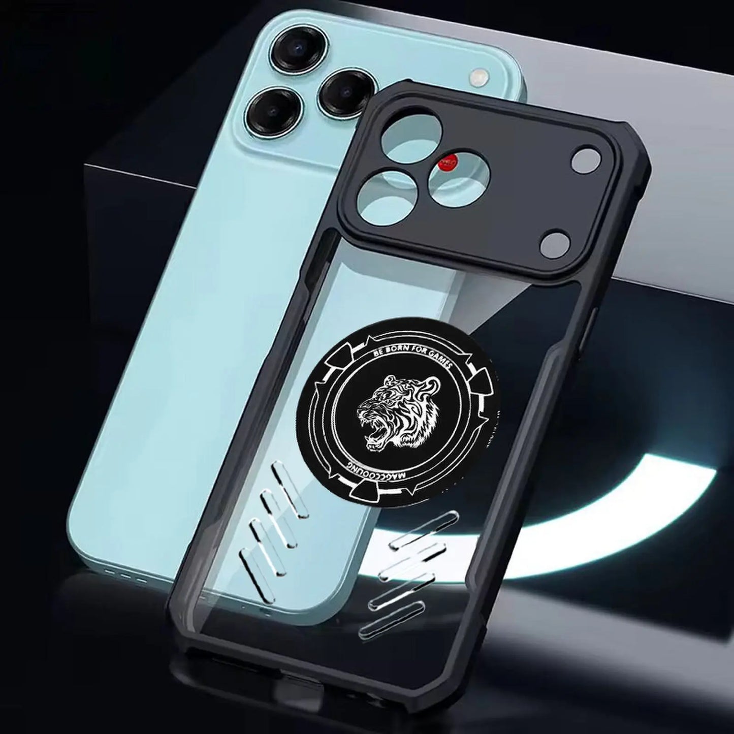 Heat Dissipation Phone Cases For Hotwav A17 Pro Max Case Magnetic High-permeability Four-corner Shock Proof Clear Cover 03-04-11
