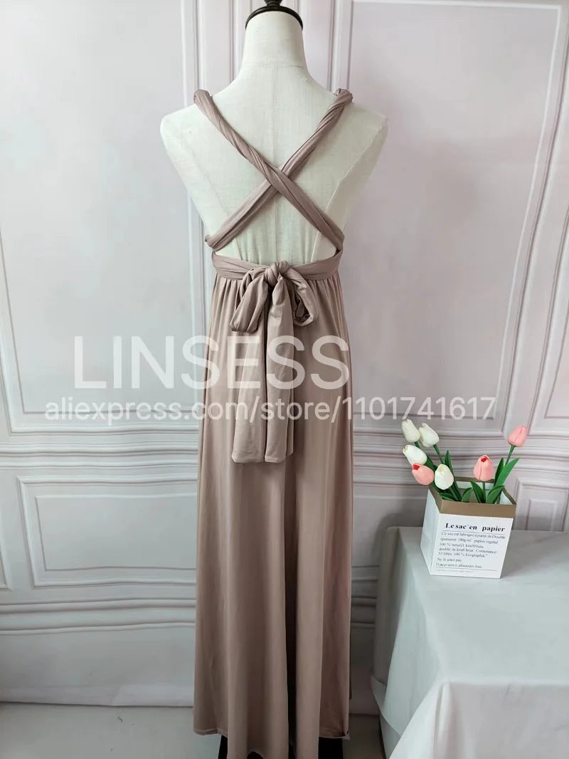 Multiway Maxi Dress Bridesmaid Dress Infinity Cocktail Dress Floor Length Bridesmaid Dress Maxi Dress for Bridesmaid Gifts