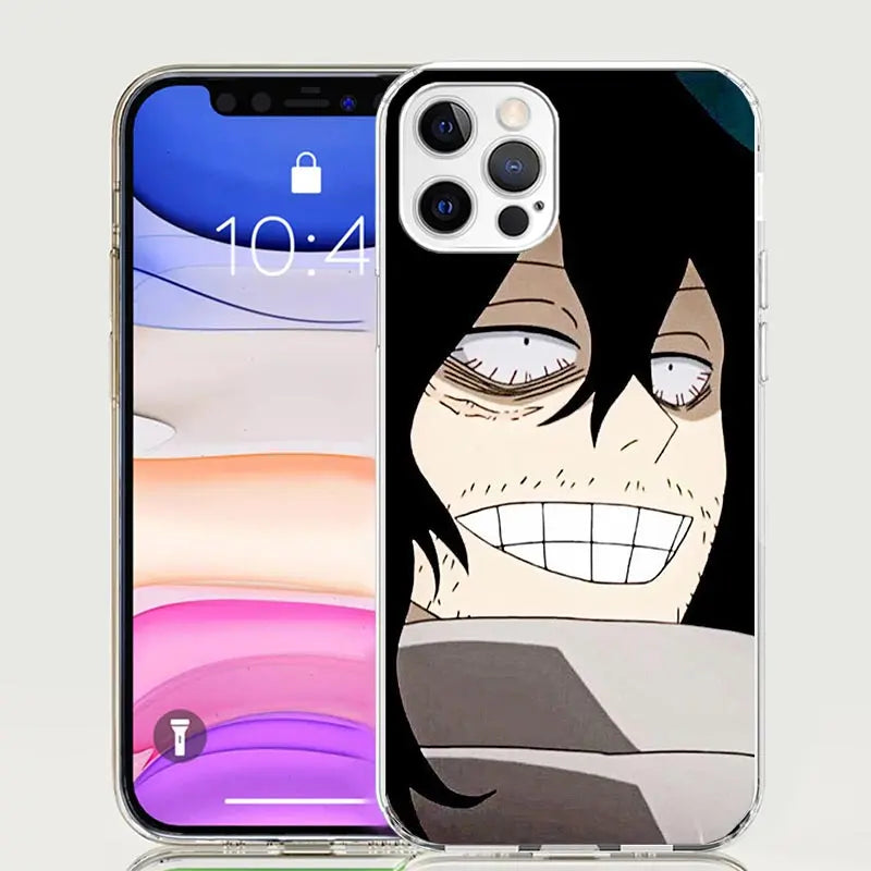 My Hero MHA Aizawa Shouta Phone Case For iPhone 17 Air 16 15 Plus 11 14 Pro Max 13 Mini 12 7 8 + SE Pattern Art Customized Cover
