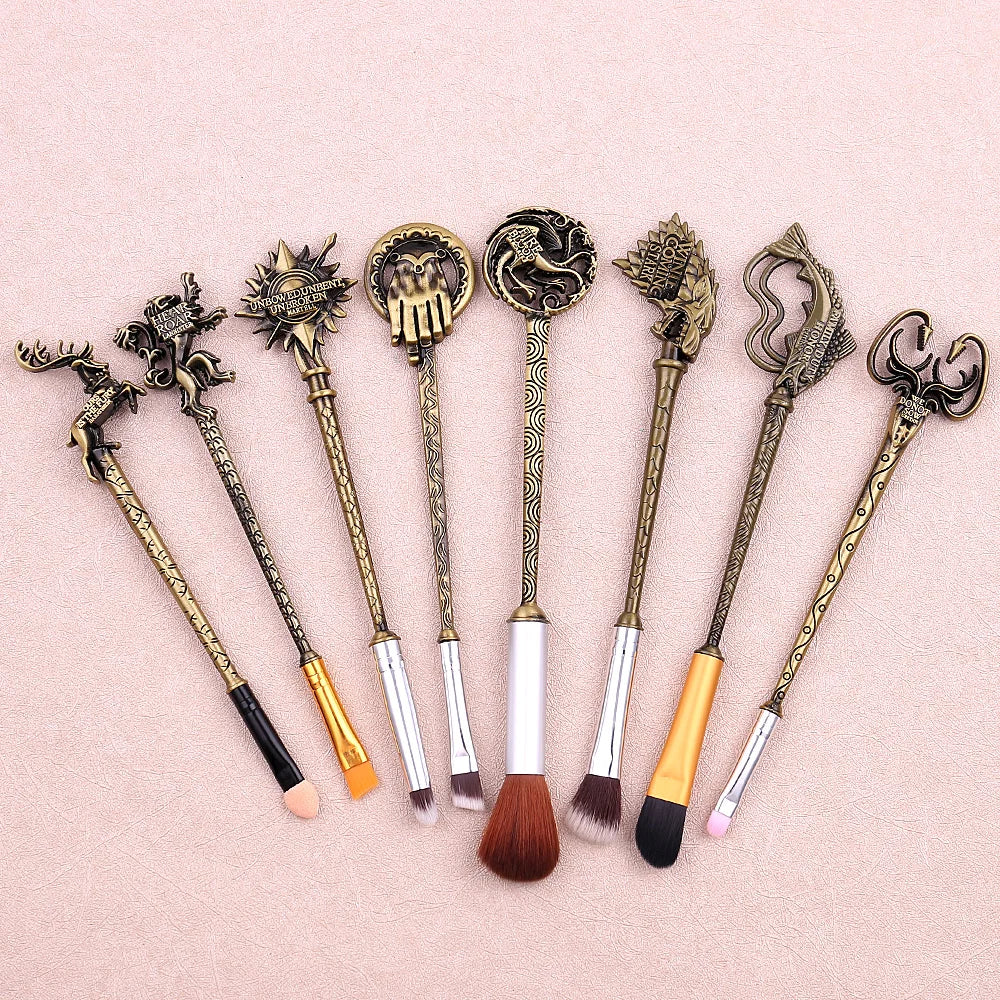 Movie Game of Thrones Hand of the King Song of Ice and Fire Makeup Brushes Set Foundation Blending Brush Female Makeup Tools