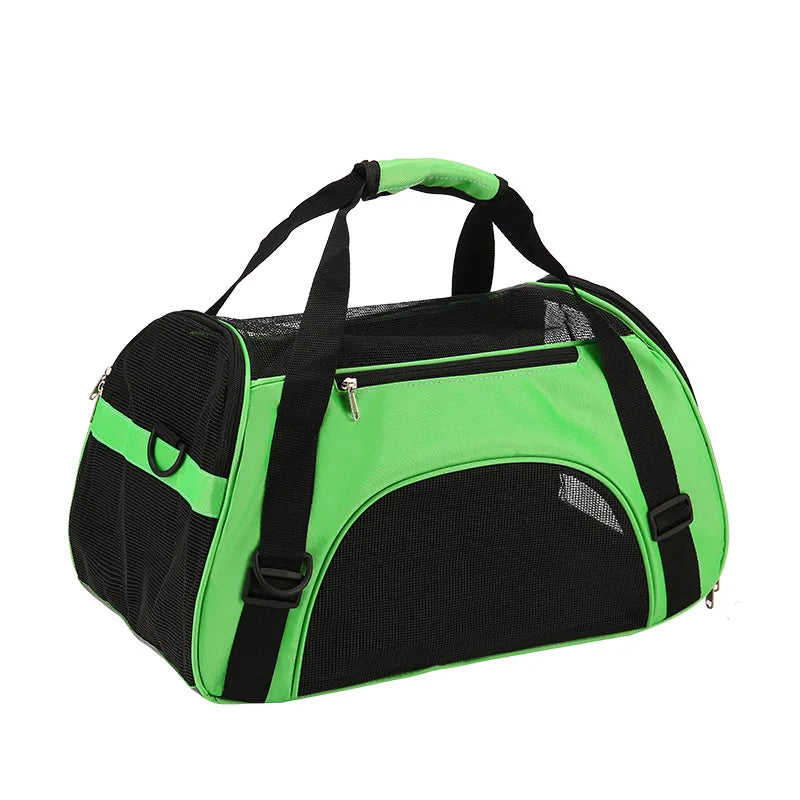 Outdoor Car Cat Travel Bag Portable Cat Carrier Dog Kitten Backpack Pet Handbag Breathable Mesh Cross Bag For Cat accessories