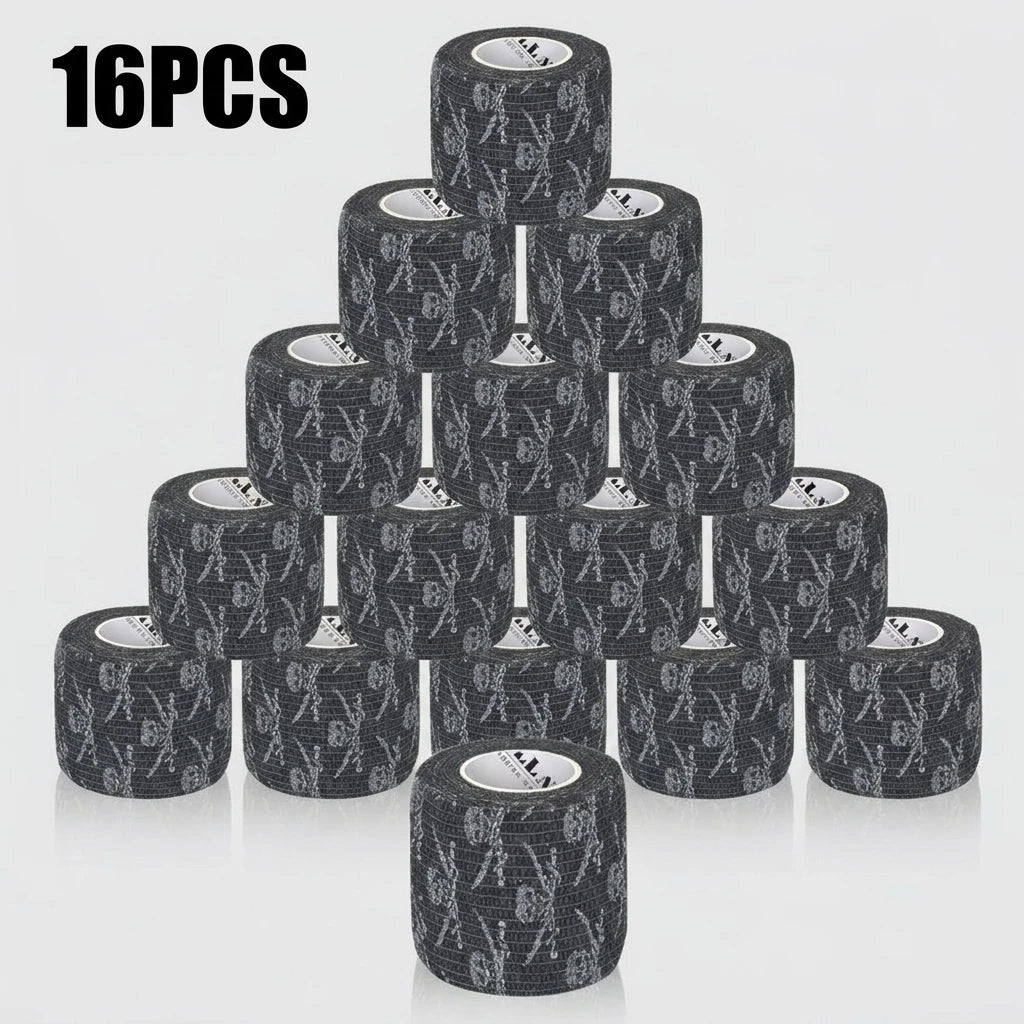 16/10/3PCS Tattoo Grip Bandage Colorful Self Adhesive Wrap 5cm X 4.5m Non Slip Handle Tape Tattoo Machine Grip Cover Supplies