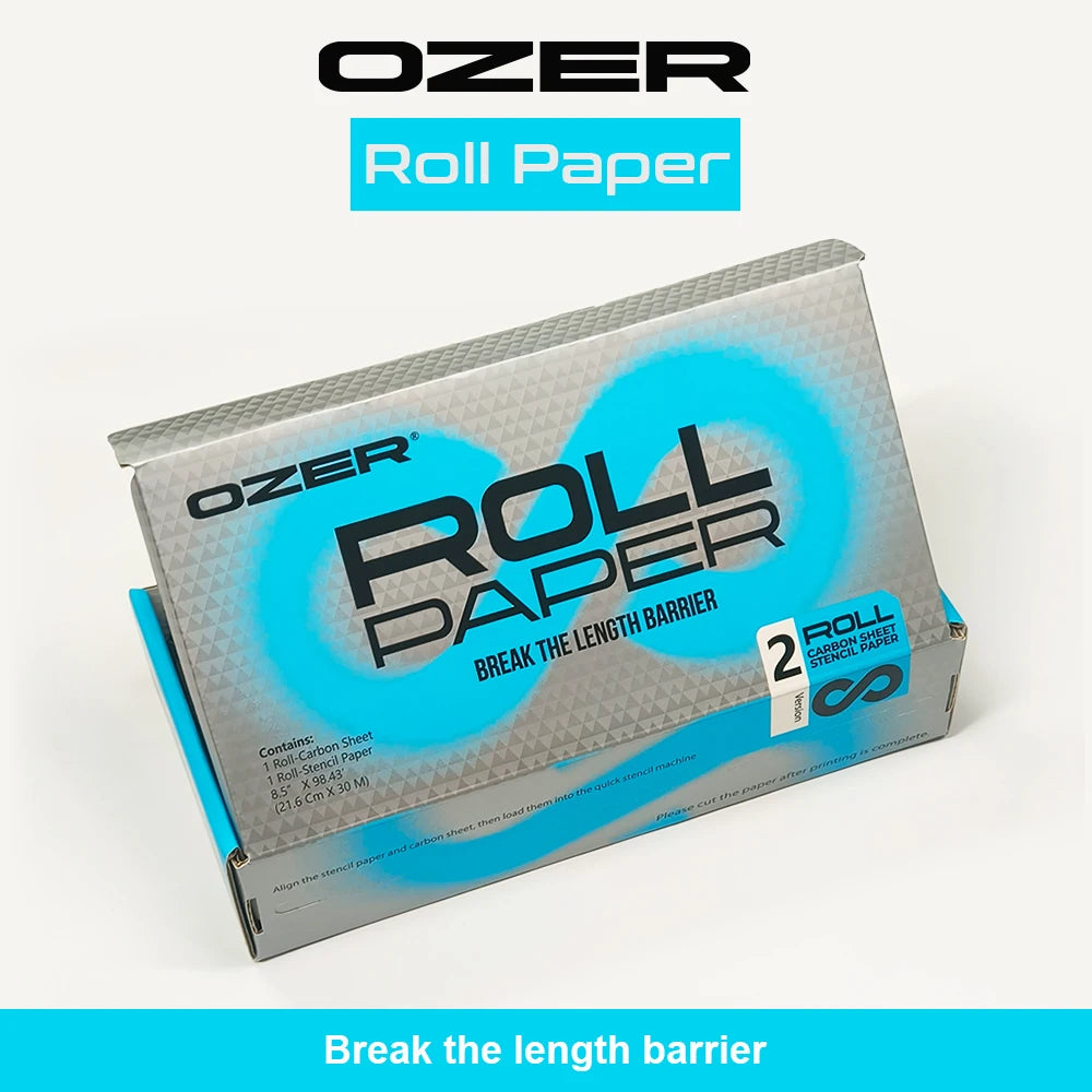 OZER Tattoo Transfer Paper Rolling Paper Thermal Copier Template Paper for Thermal Printer Tattoo Paper for Tattoo Supplies