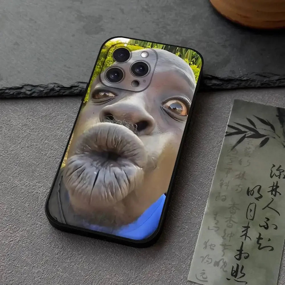 Funny Ugly Man Soft Phone Case For iPhone 17 16 15 14 13 12 11 Pro Max Plus Mini SE Air 16e Silicone Cover Shell Fundas Skin