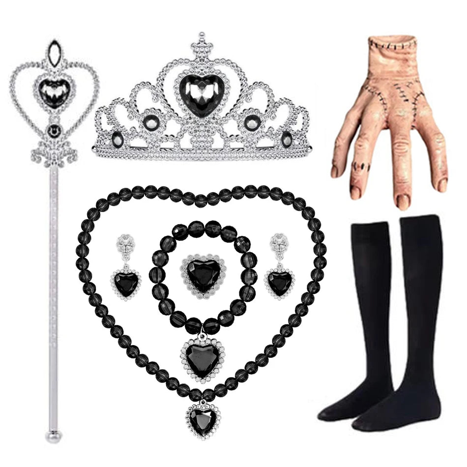 Halloween Dress Girl Costume for Girls Black Dress