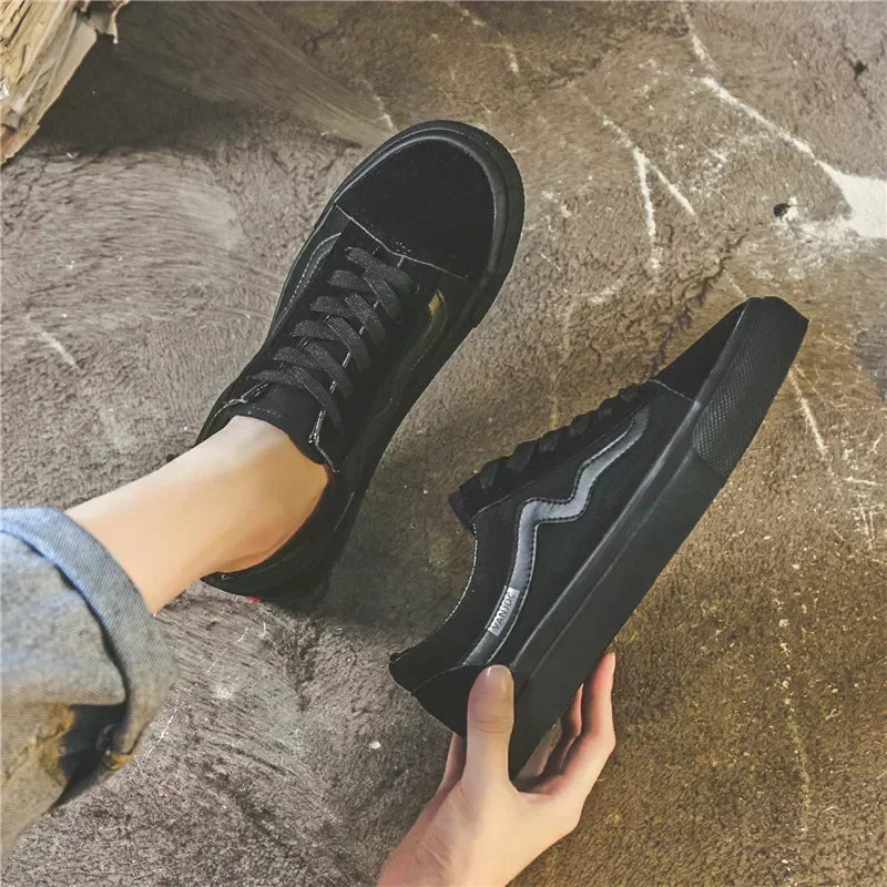 Lady Autumn Winter Casual Sneakers Women Comfort Canvas Shoes Men Loafers Unisex Students Casual Sports Shoes Flat Walking Shoes