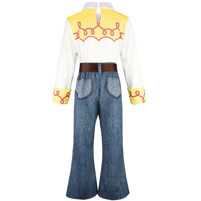 Kids Cowboy Costumes Toddler Anime Character Costumes Halloween Party Costumes for Boys and Girls Set + Hat