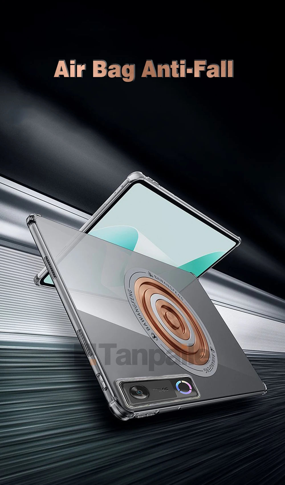 Cooling CaseFor Lenovo Legion Y700 Gen5 2026 Tablet Copper Magnetic Heat Dissipation Soft Shell For  Y700 Gen4 Gen3 Gen2