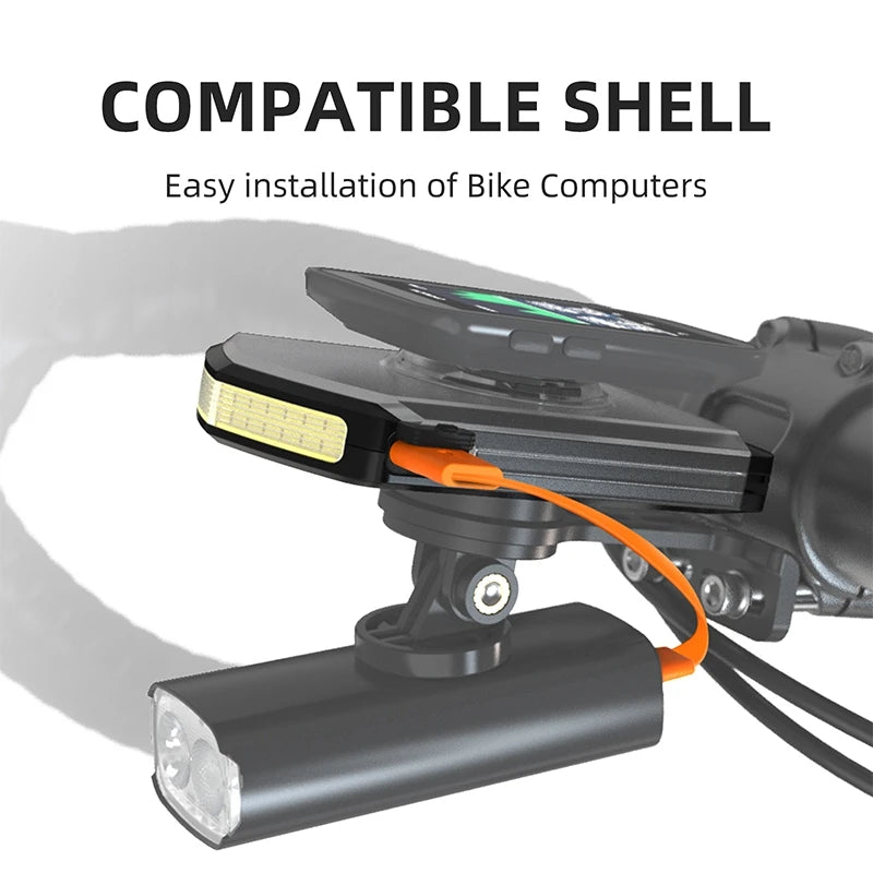 CYCLAMI RVL01 Bicycle Headlight Daytime  Front Light 5000mAh Bike Safety Visibility Cycling Light for Garmin XOSS IGS Charging