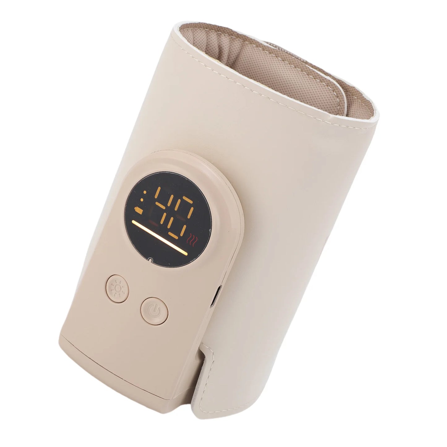 Cordless Baby Bottle Warmer Wrap Portable LED Display Fast Baby Milk Warmer Cover for Breastmilk Milk Warmer for Breastmilk
