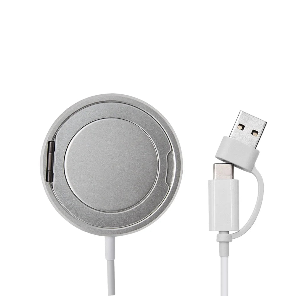Qi2.2 25W Wireless Charger Magnetic Wireless Charging Station for IPhone 17 16 15 14 13 12 Pro Max Airpods with Type-C Cable