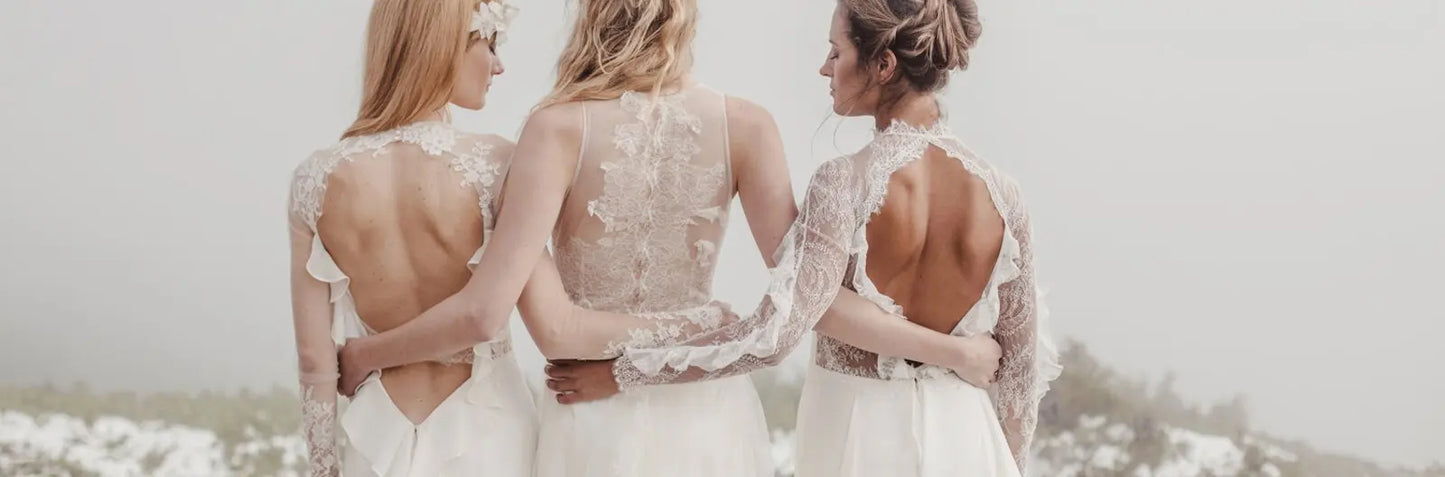 LORIE Vintage Lace Wedding Dress A-Line Strapless Appliques Princess Bridal Gown Princess Bow Tie Ball Bride Gown Customized