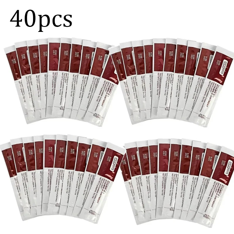 20/100pc Tattoo Aftercare Cream Care Lotion Anti Scar Vitamin Ointment Permanent Makeup  Supplies Eyebrow Eyeliner Lips Cream 5G