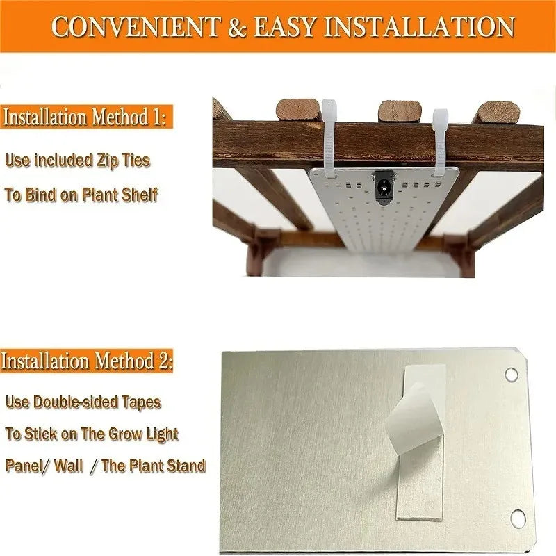 LED Plant Grow Light Quantum Board Full Spectrum USB Panel Lamp for Indoor Greenhouse Nursery Hydroponic Succulent Seedling Use