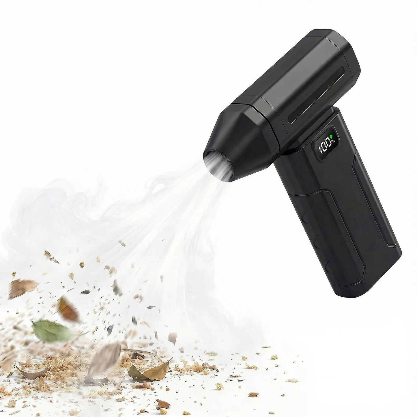  Compressed Air Duster 5-Speed Handheld Portable Dust Blower Electric Dryer Screen Display Rechargeable 100000RPM Powerful Tool