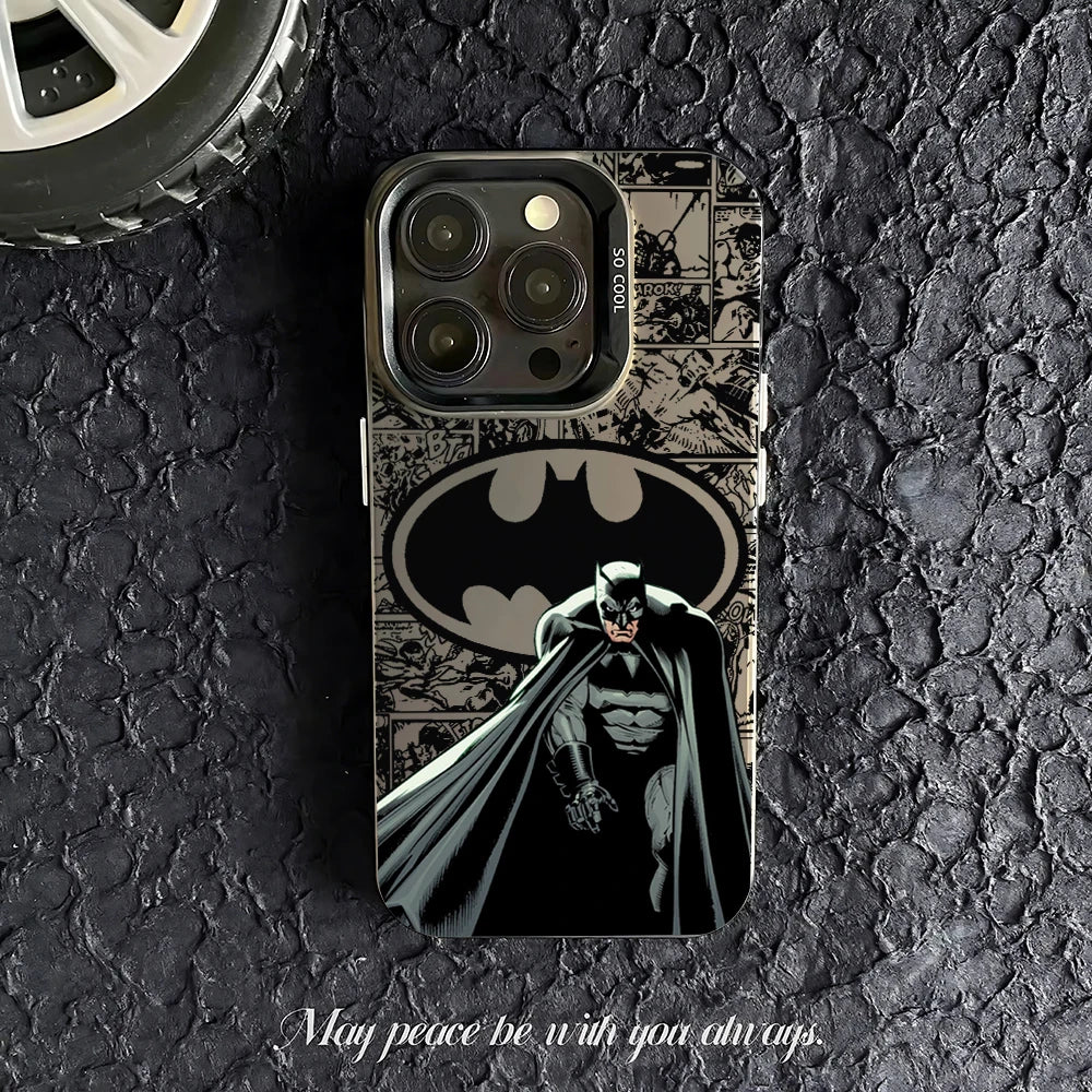 Cool Anime B-Batmans Phone Case For iPhone 17 17e 16e 16 15 14 13 12 11 mini Pro Max X XR 8 Air Plus Anti Fall Matte Back Cover
