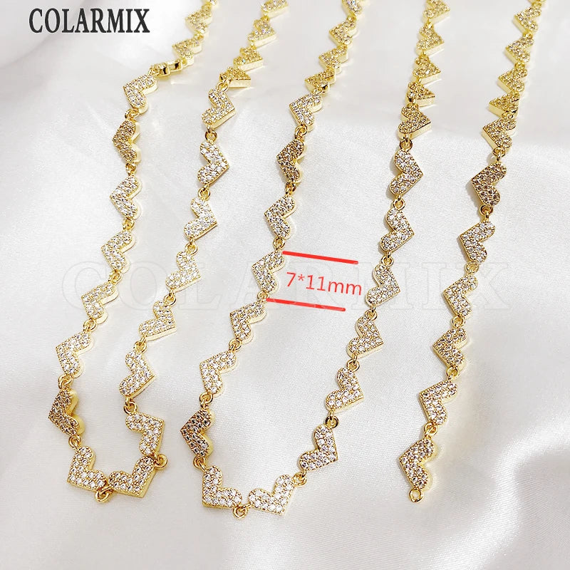 5Meters Hotsell Chunky Chains gold Metallic Fashion Jewelry gift Hip pop Necklace Fashion Jewelry