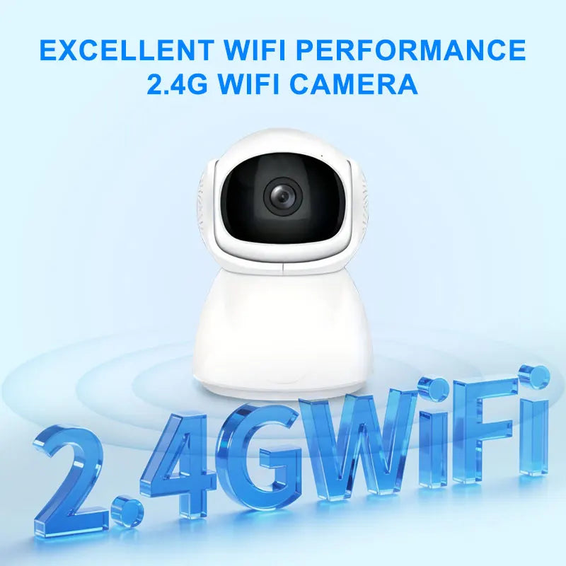 Wireless PTZ Camera Indoor Wireless WiFi Smart Home Camera Night Vision Outdoor Security Camera Baby Monitor Pet Dog Camera