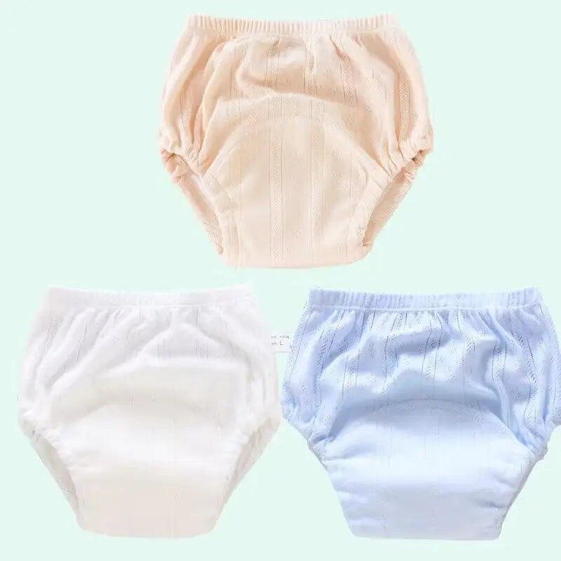 2/3/4/5/8Pc Baby Potty Toilet Training Pants Nappies Cartoon Boys Girls Underwear Cotton TPU WaterProof Panties Reusable Diapers