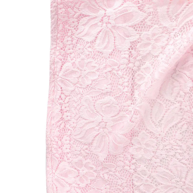 Summer New Women Maxi Dresses Pink Sexy Lace Sweet Sleeveless Backless Dress Streetwear Fashion Casual Slim Lady Dress Clothing