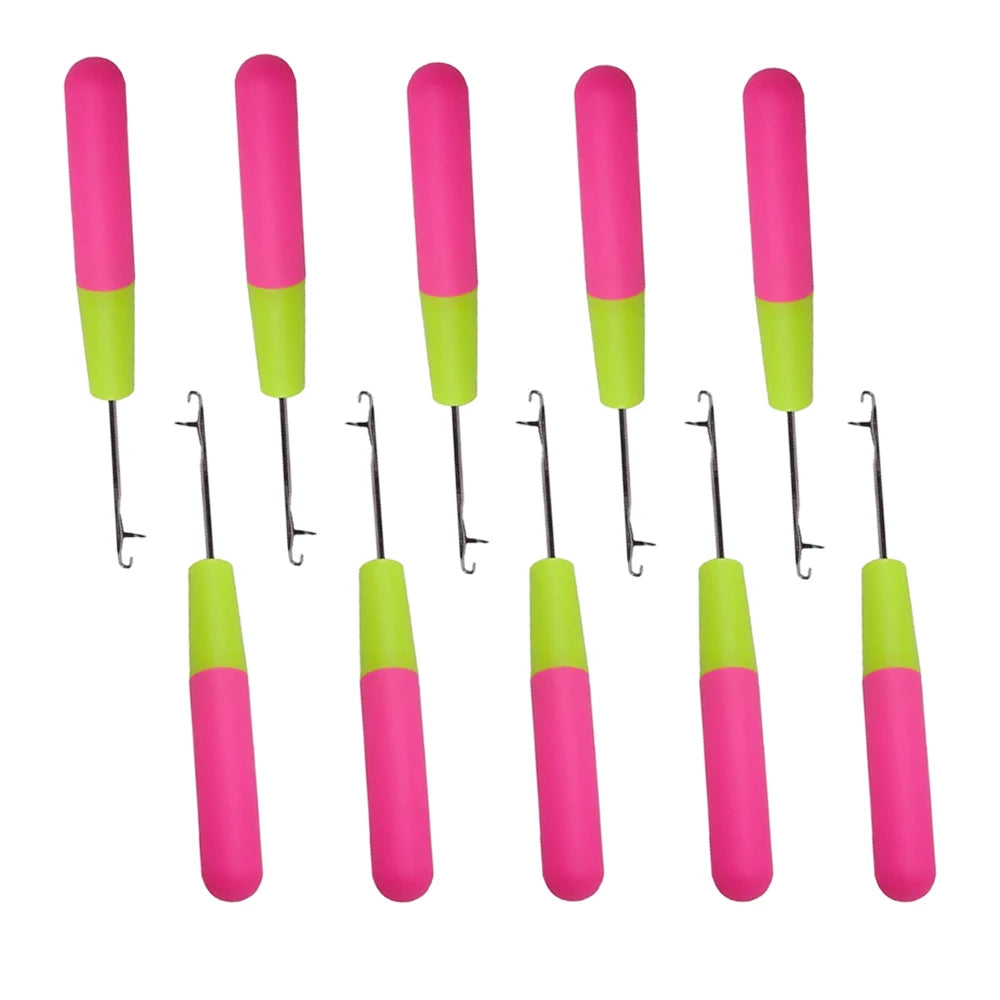 Crochet Hook Plastic Crochet Hook Needle For Hair Weaving Hook Needles 1/3/5Pcs Dreadlock Knitt Hair Weaving Crochet Needle Hook