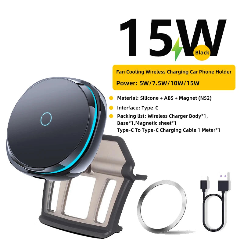 Car Phone Mount For Nissan Qashqai J11 X-Trail T32 T33 Magnetic Wireless Charger Special Mobile Phone Holder Fixed Stand Base