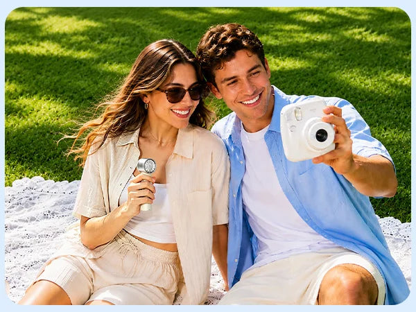 ORICO Portable Handheld Turbo Fan TEC Semiconductor Cold Cooling Mini Pocket Fan 120 Speed Digital Display Rechargeable Travel O