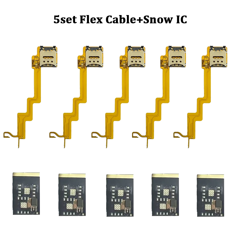 US Version For iPhone 17Pro 17 Pro Max ESIM to SIM Card Flex Cable Replacement with Built-in MEP Super Snow IC Repair Tools