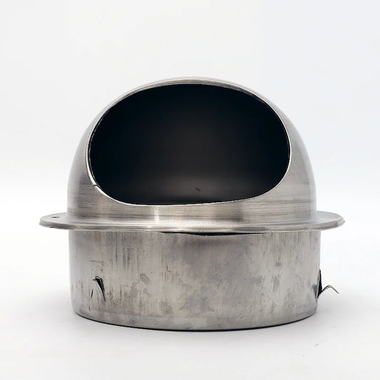 Round Wall Vent Cover, 304 Stainless Steel Vent, Hemispherical Grille Vent Cover, Wall Vent Cover, Stainless Steel Exhaust Vent, Round Vent Cover Suitable for Outdoor Ventilation Systems, Dryer Exterior Vent Cover, Stainless