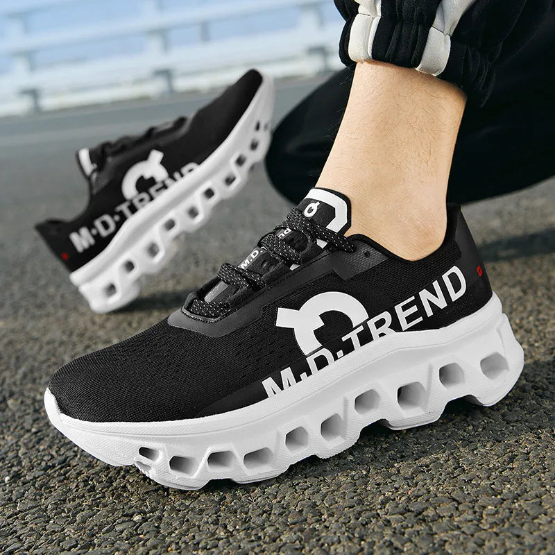 Mens Running Shoes Breathable Summer Sport Tennis Shoes Casual Ultra Lightweight Unisex Fashion Sneakers Non Slip Trainers