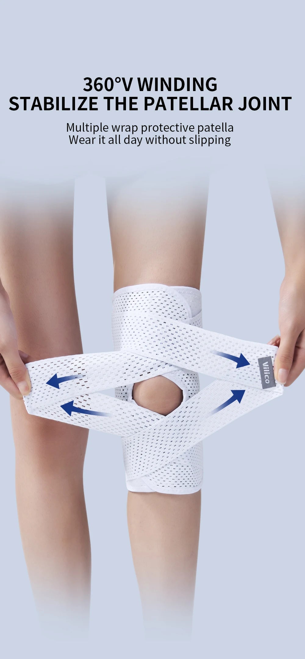 1PC Sports Kneepad Men Women Pressurized Elastic Knee Pads Arthritis Joints Protector Fitness Gear Volleyball Brace Protector