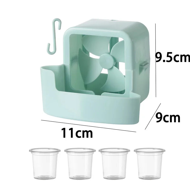 Household Cooling Box Cooler Tool for Summer Electric Fans, Portable Storage Accessory for Hanging Fans & Floor Fans