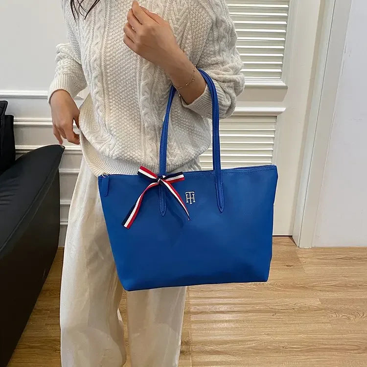 Vintage Elegant Diaper Bag: Luxury Crossbody Handbag For Women With Designer Letter Logo And Large Capacity Tote Function