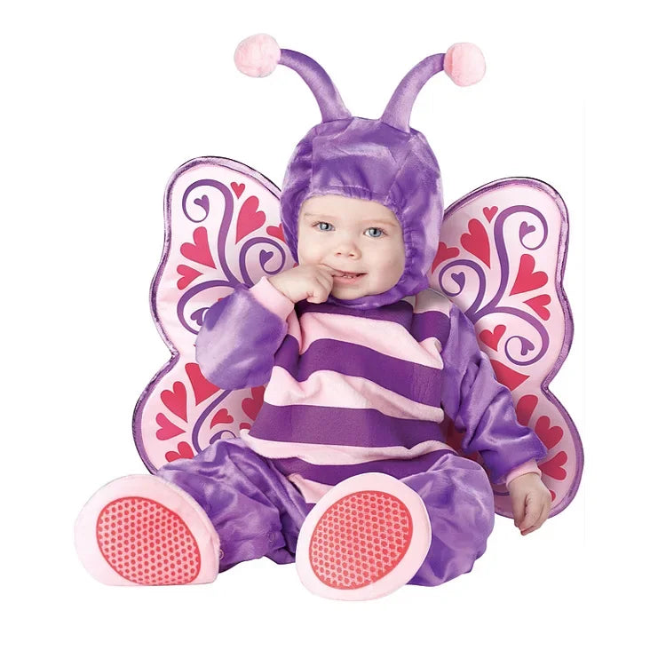 Halloween Costume Baby Boy Clothes Girls Monkey Polar Bear Romper Kids Clothing Set Baby Hat Socks Toddler Set